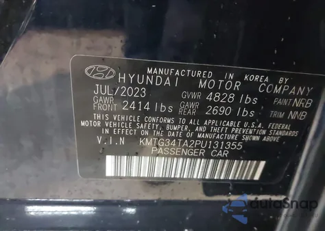 2023 Genesis G70 2.0T Awd из США, поврежденный, VIN KMTG34TA2PU131355